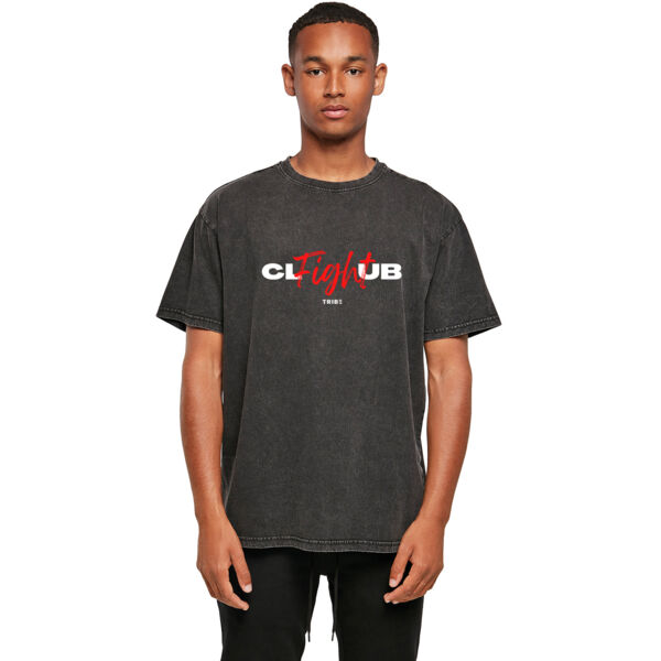 TRIBE - Acid Washed Heavy Oversized Tee Thumbnail